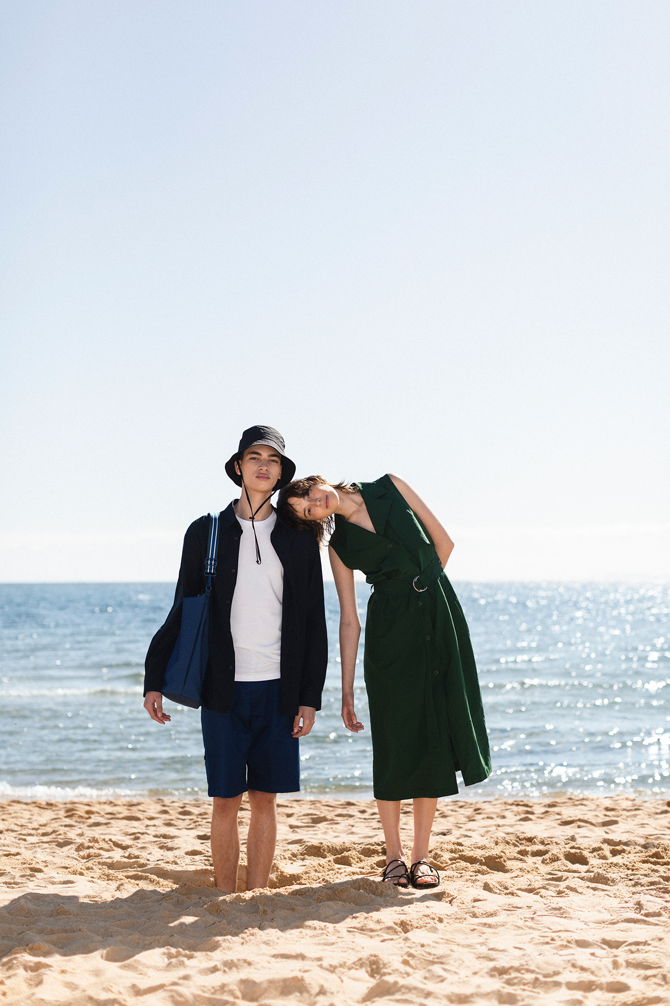 Uniqlo x JW Anderson campaign photography in Uniqlo LifeWear magazine