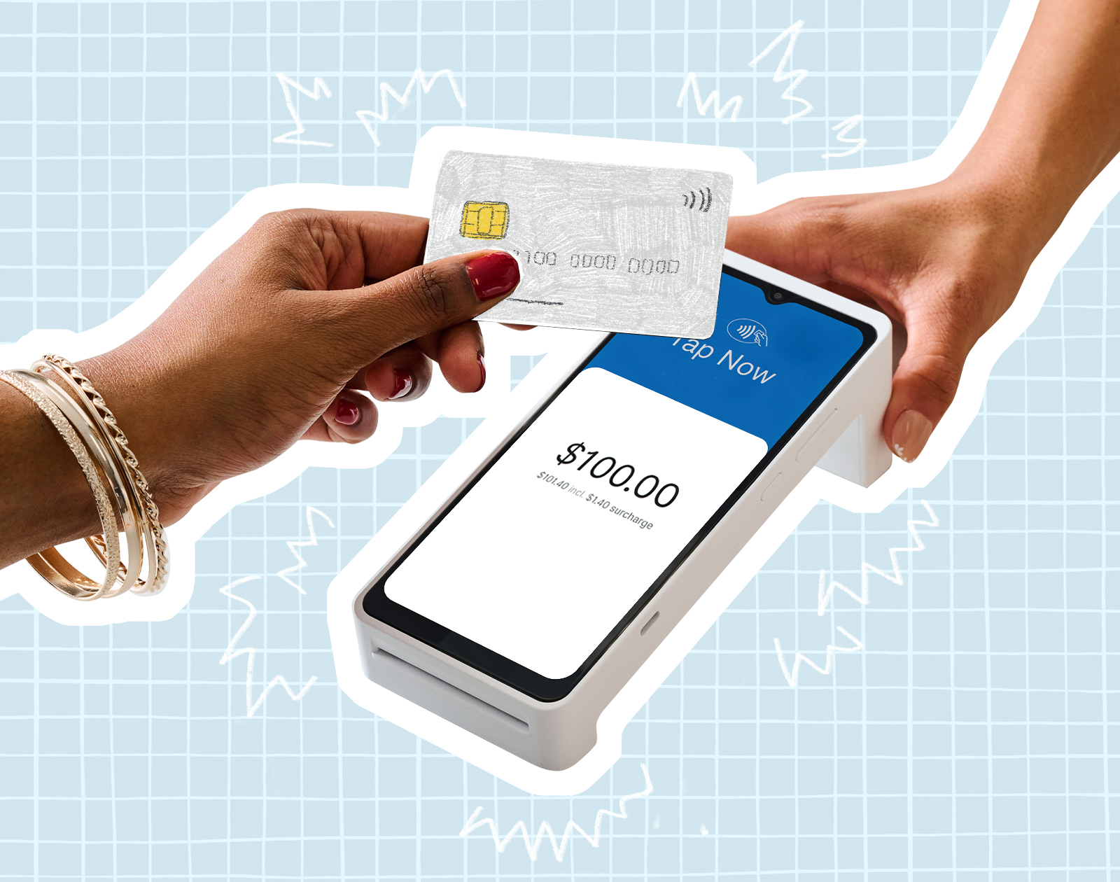 Square branded content article illustration